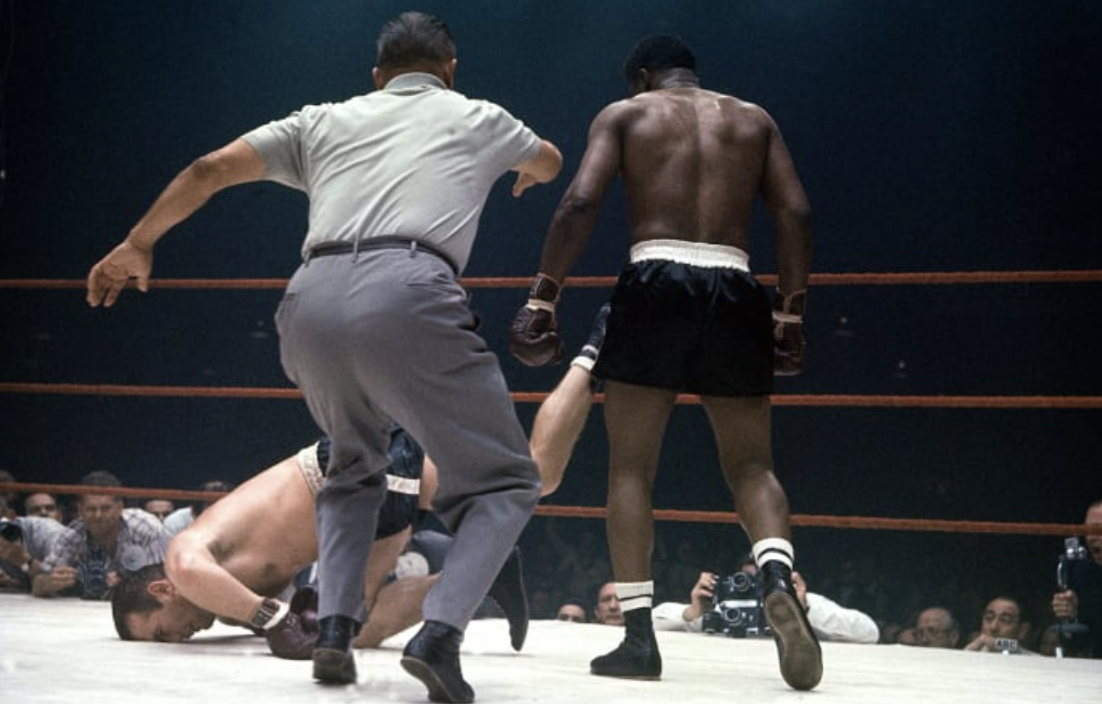 floyd patterson vs ingemar johansson 1959 neil leifer